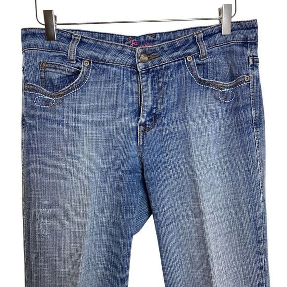 Cache 32 W Vintage flair denim jeans with embroidery - Picture 3 of 6